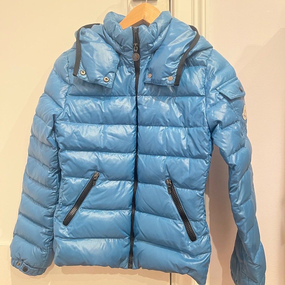 100% Authentic Kids Blue Moncler Puffer Down Jacket